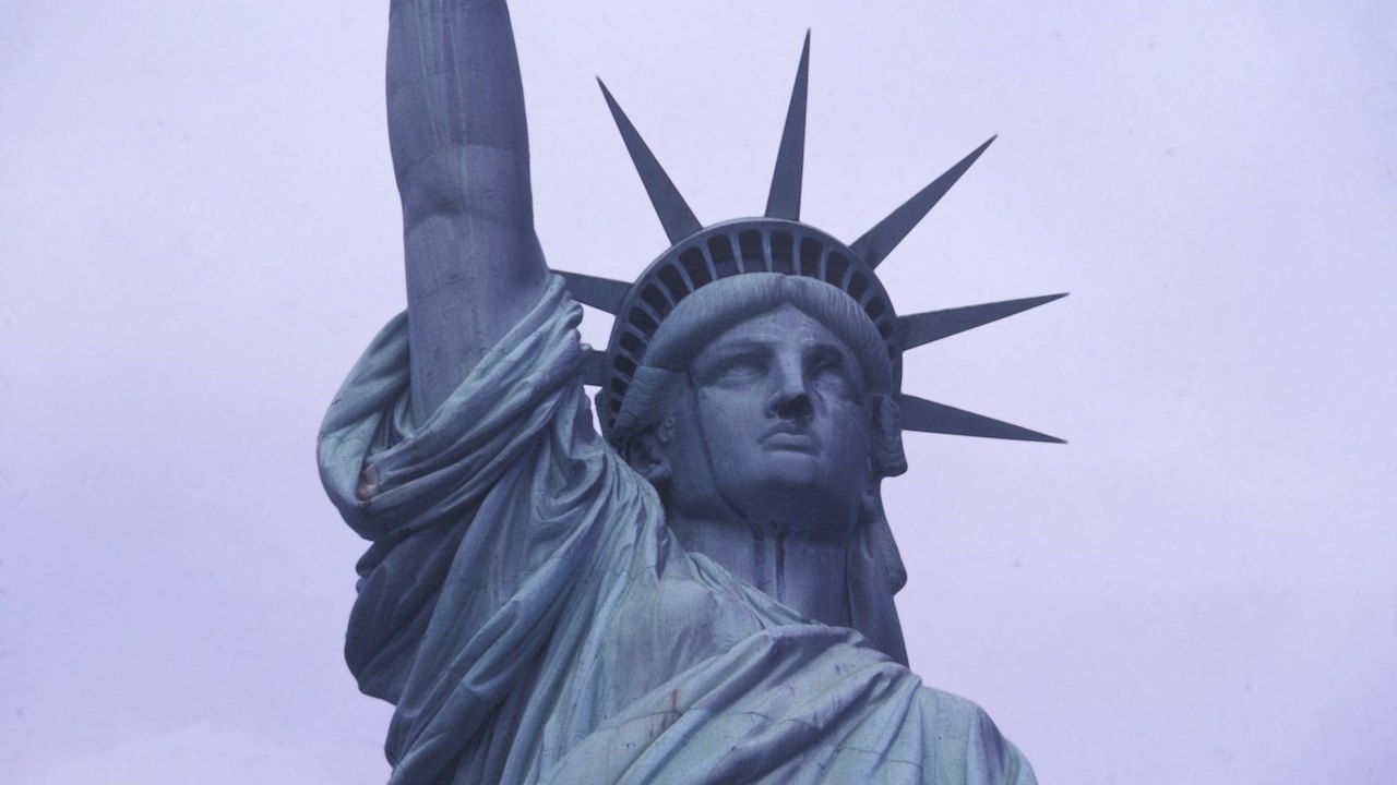 A close-up of The Statue Of Liberty