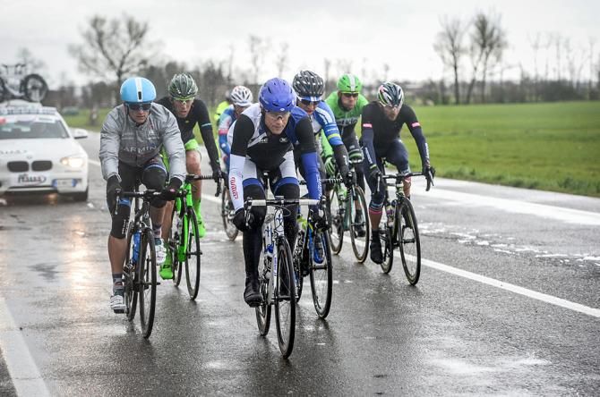Marc De Maar (UnitedHealthcare) in the breakaway at Milan-San Remo