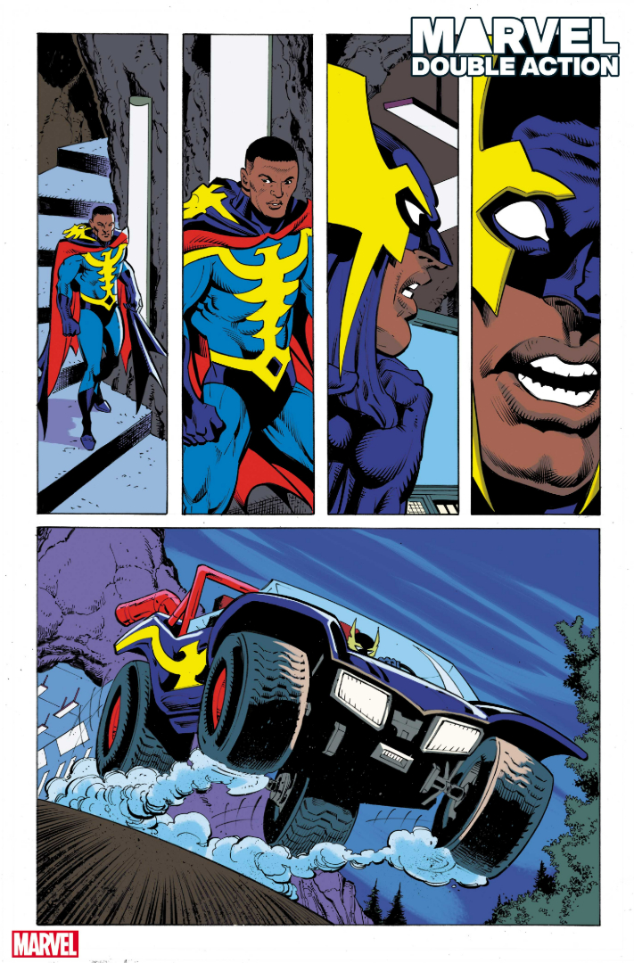 page from Heroes Reborn: Marvel Double Action #1