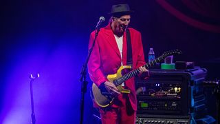 Adrian Belew of BEAT performs on stage at Humphreys Concerts By the Bay on September 17, 2024 in San Diego, California