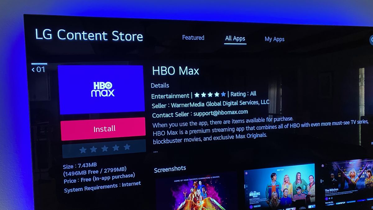 Hbo max app lg new arrivals