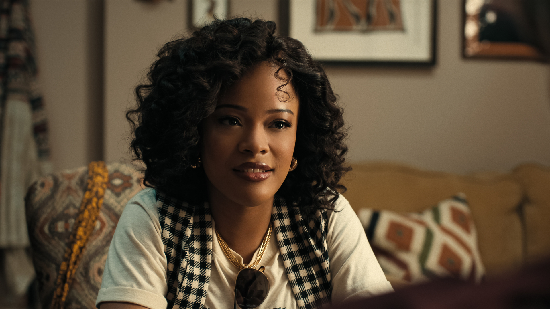 Actress Maleah Joi Moon as Deborah in Episode 101 of Netflix's 'A Different World.'