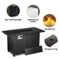 R.W.Flame 43" Gas Fire Pit Table R.W.Flame 43" Gas Fire Pit Table