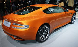 Orange Aston Martin Virage
