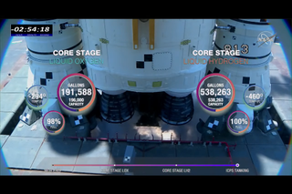 Tanking procedures for Artemis 1's wet dress rehearsal during a graphic released on Monday (June 20).