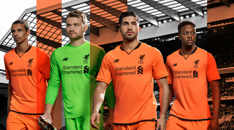 Liverpool release their third kit. and it s very orange FourFourTwo