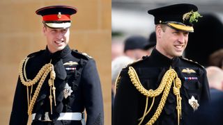 Prince William in his uniform for Prince Harry's wedding and St Patrick's Day