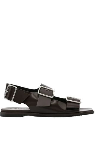 Aeyde Tekla Buckled Leather Sandals