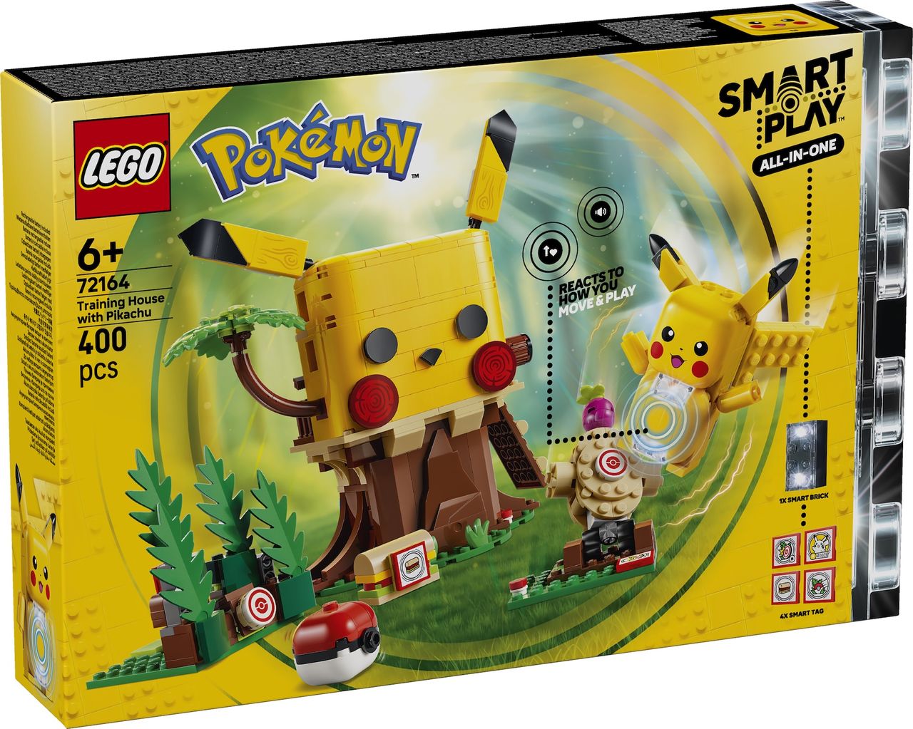 LEGO Pok&eacute;mon SMART PLAY Pikachu treehouse set