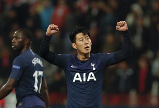 Son scored twice in a 4-0 win for Tottenham against Red Star Belgrade