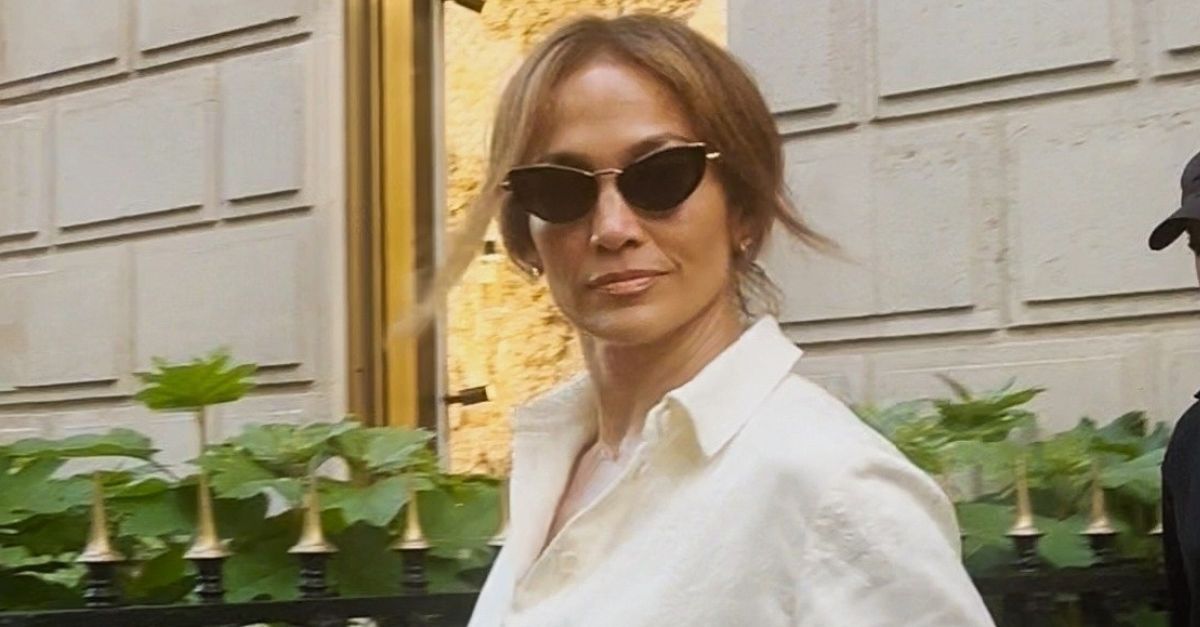 Jennifer Lopez Wore Her Shirt Dress So Elegantly In Paris