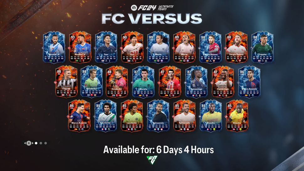 Ea Fc Versus Guide Adds Powered Up Fire And Ice Cards Gamesradar