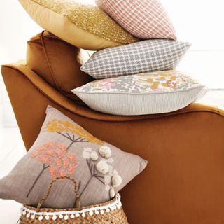 cushions with sofa