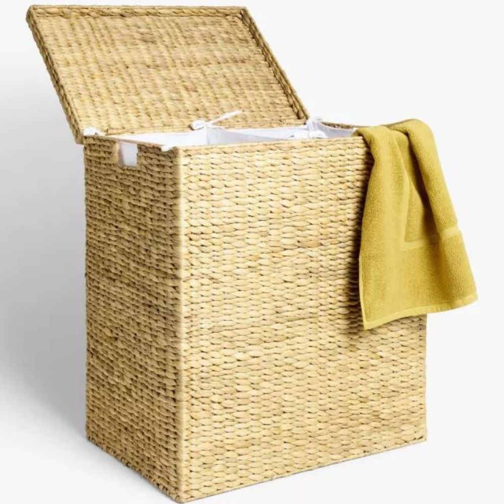 rectangualr wicker laundry basket
