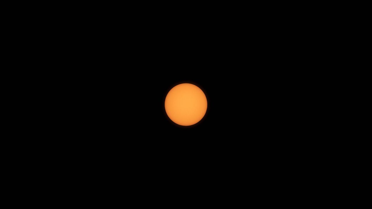 Photo of the sun at 300mm focal length.