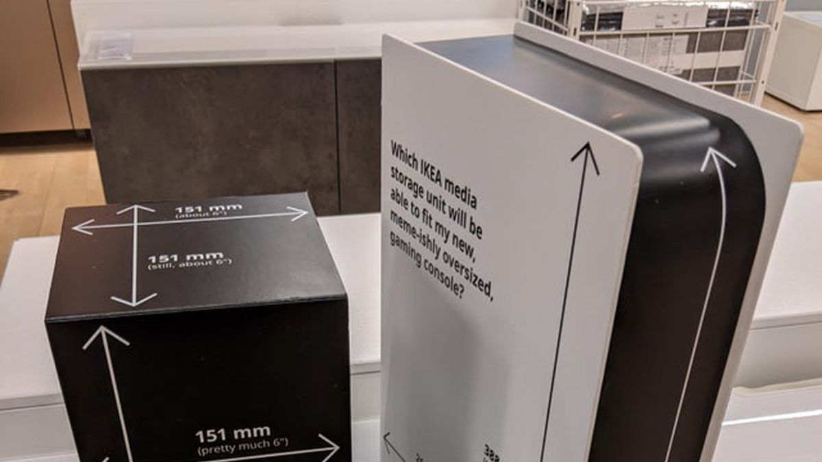 Mock PS5 and Xbox Series X at Ikea