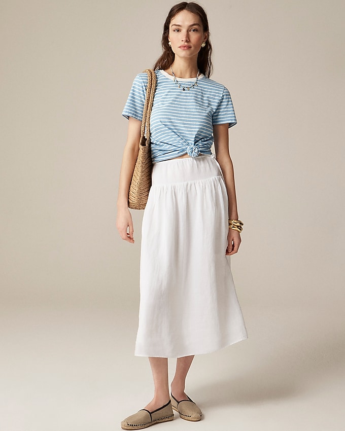 Vintage Jersey Classic-Fit Crewneck T-Shirt in Stripe