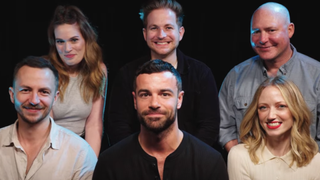 The cast of Natural Six, from their Kickstarter announcement on YouTube, smile proudly as they announce their upcoming actual play show.