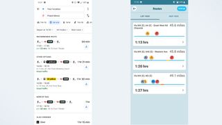 Google Maps vs. Waze public transit comparison
