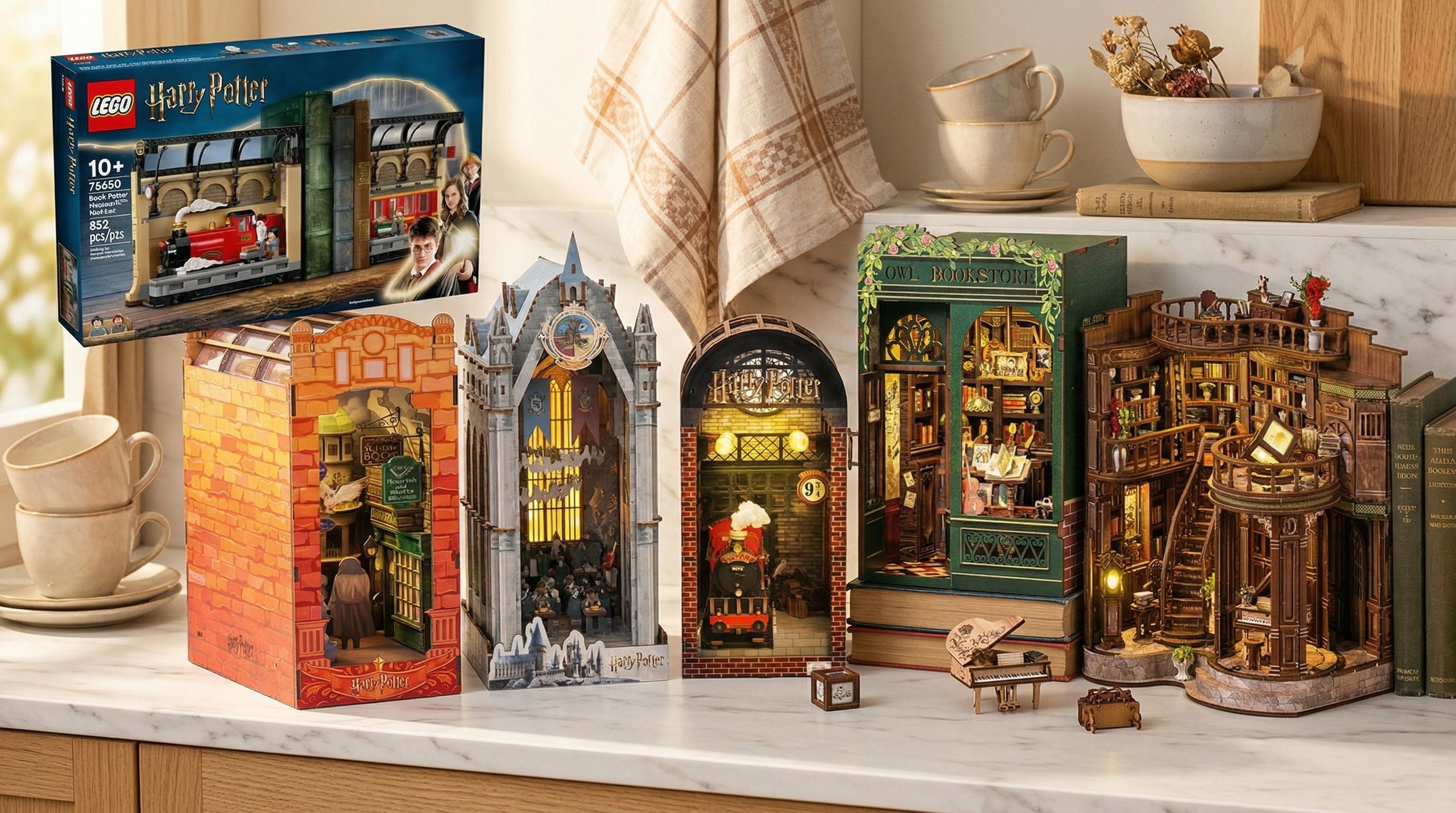 Harry Potter Book Nooks lead the cosy craft trend, and they're on sale