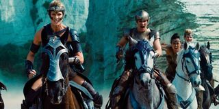 The Amazons riding in Wonder Woman