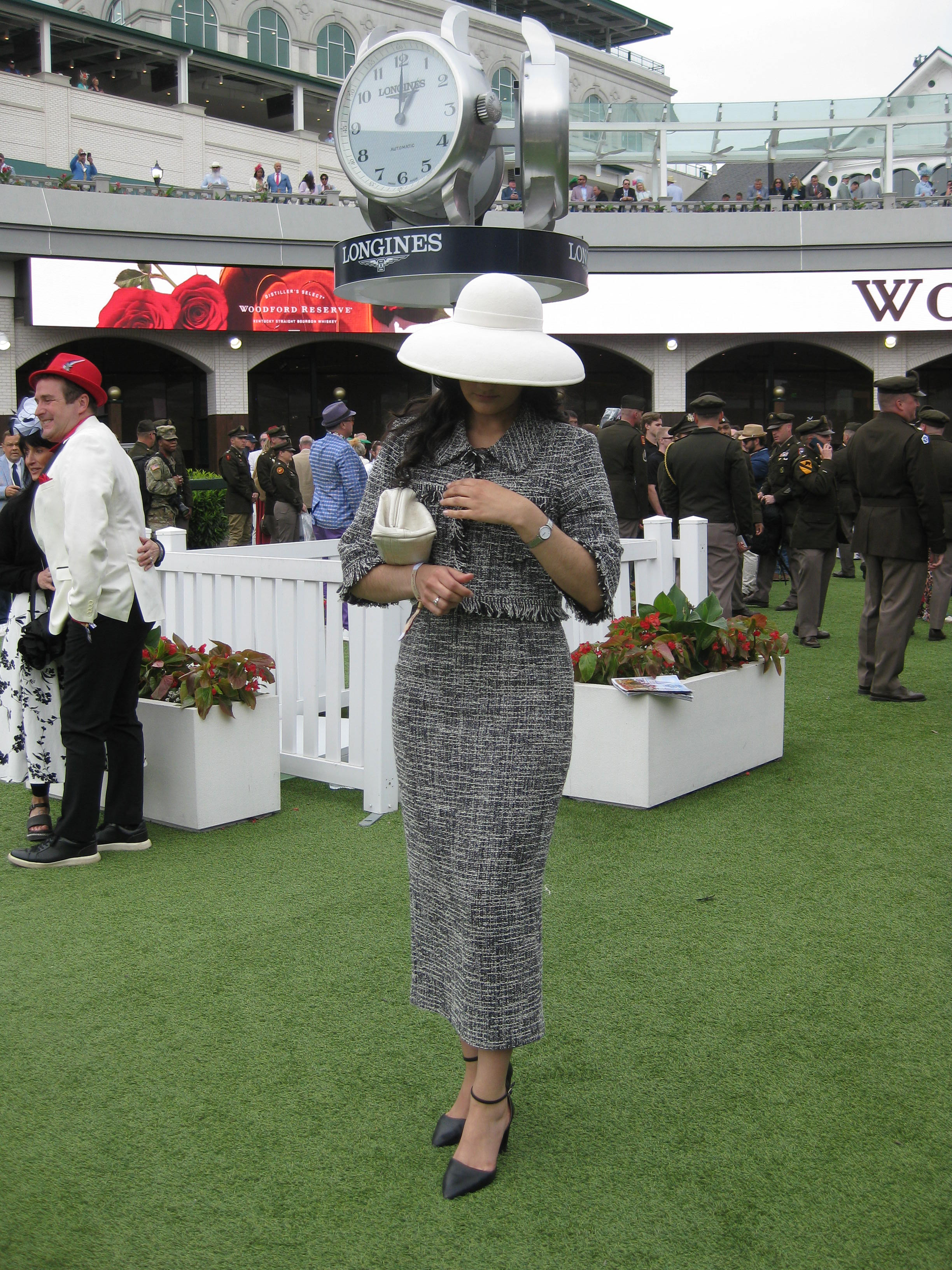 Josephine Hadjiloucas at the Kentucky Derby 2026 with Longines
