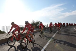 The Katusha team in its 2016 kit