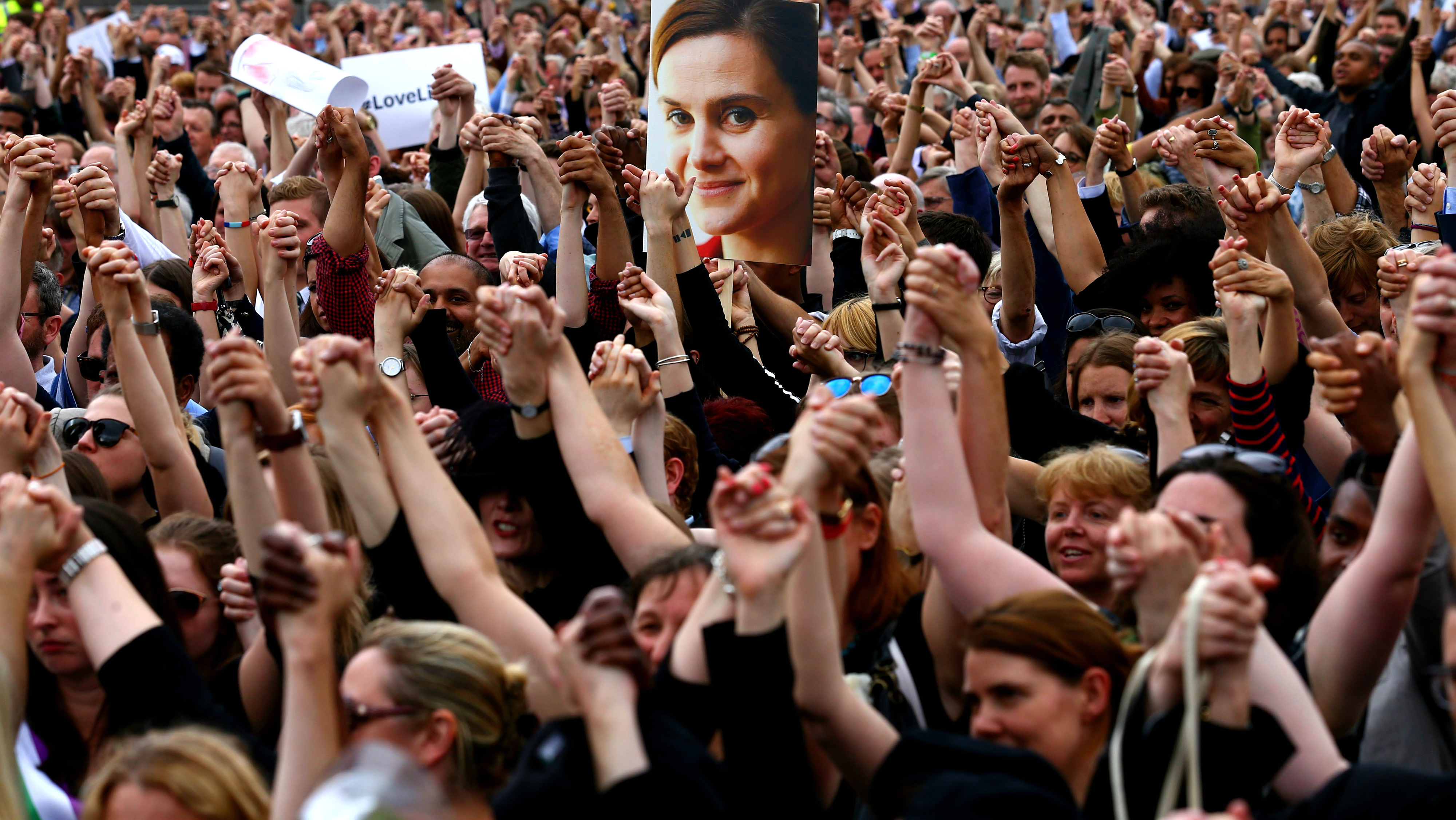 Mourners remember murdered Labour MP Jo Cox