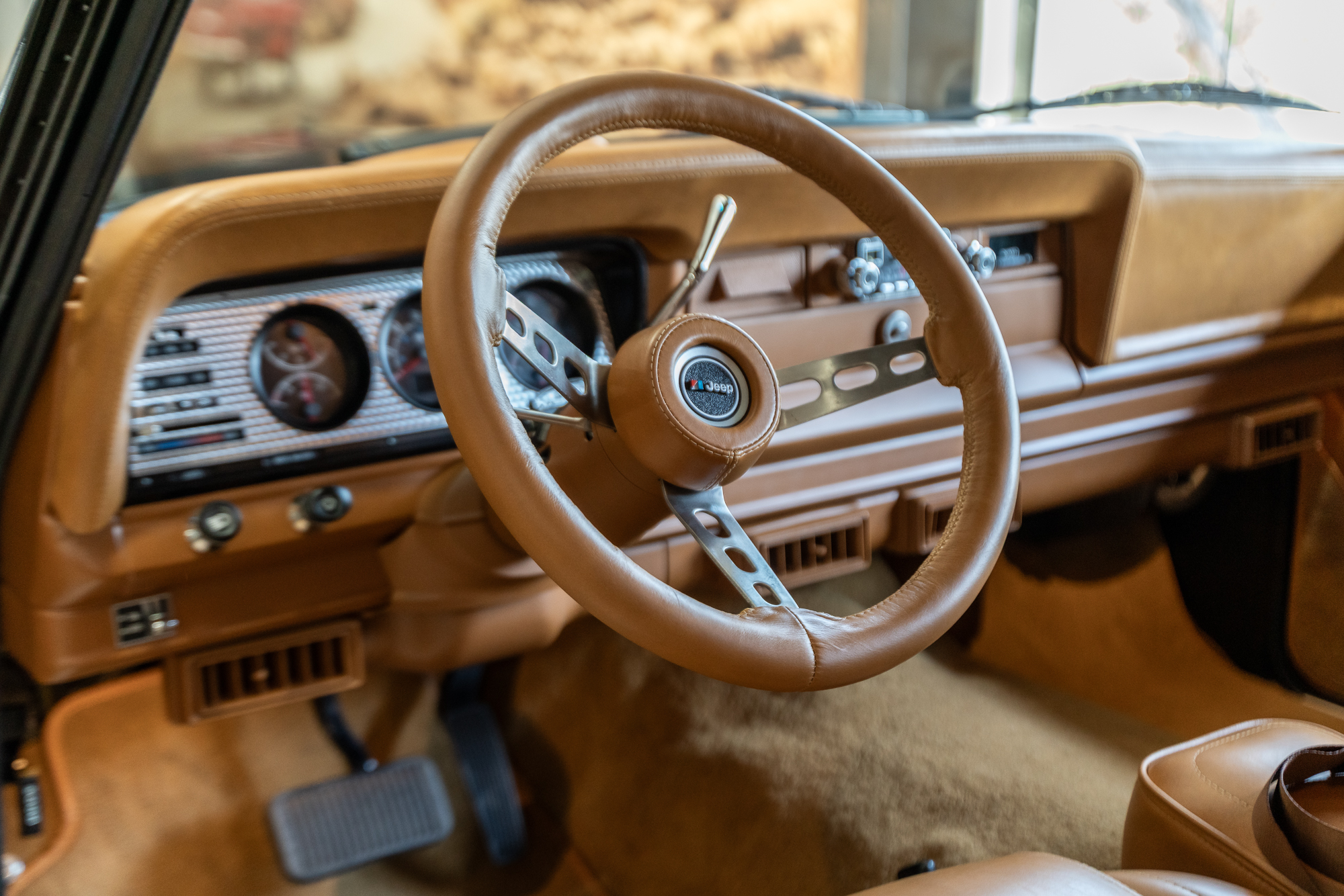 Dashboard of the 1979 Jeep Wagoneer by Vigilante