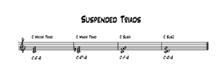 Suspended triads