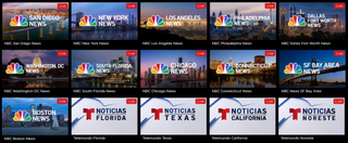 NBCUniversal Local different streaming channels