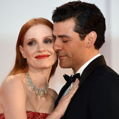 Jessica Chastain and Oscar Isaac