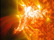 solar flares, solar eruptions