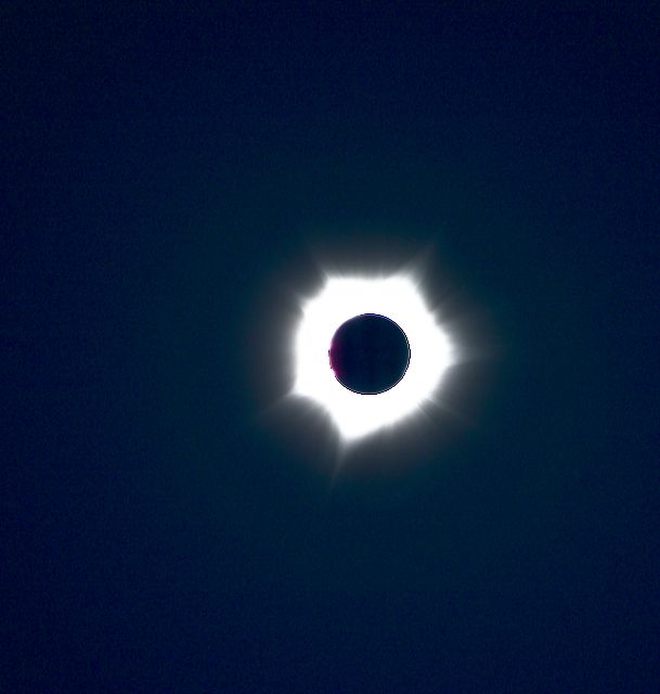 Astrophotographer and author Greg Redfern managed to snap the hybrid solar eclipse at various stages during a Sky and Telescope Insight cruise which involved viewing the eclipse in Exmouth Peninsula Bay, Australia.