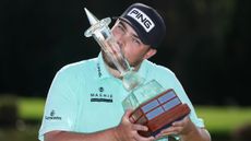 Dan Bradbury with the Joburg Open trophy