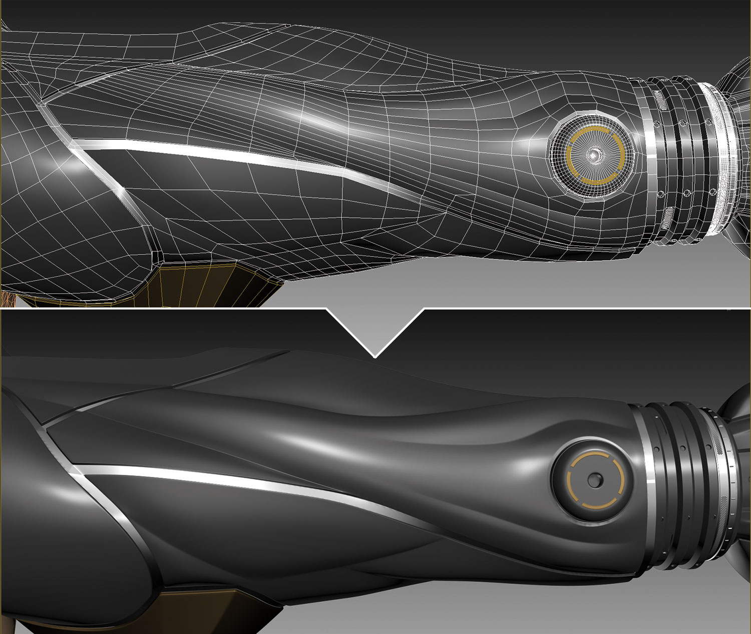 A simple way to check for pinches is to use a high-reflectivity material in 3ds Max's viewport