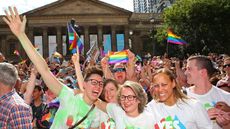 Thousands celebrate Australia’s support for same-sex marriage