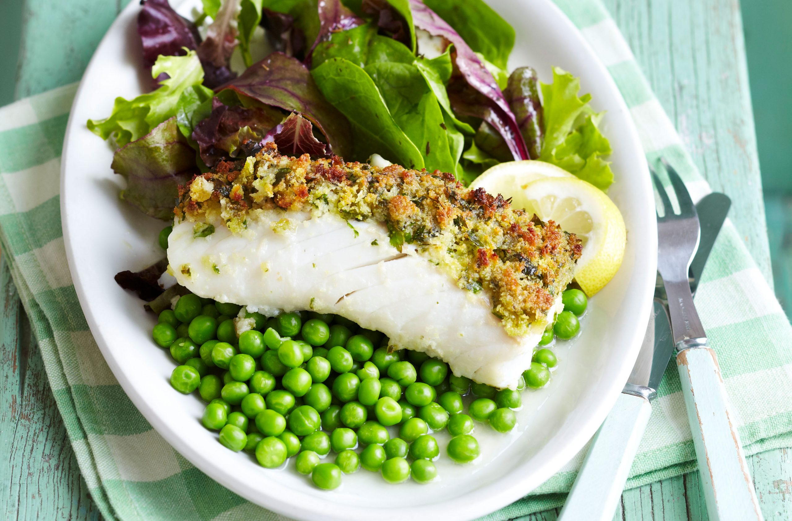 Herb Crusted Cod British Recipes Goodtoknow