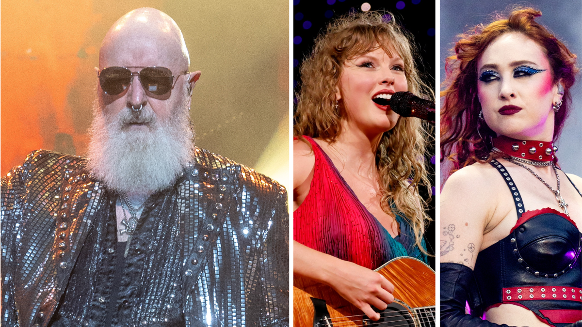 Judas Priest in 2024, next to Taylor Swift and Chappell Roan