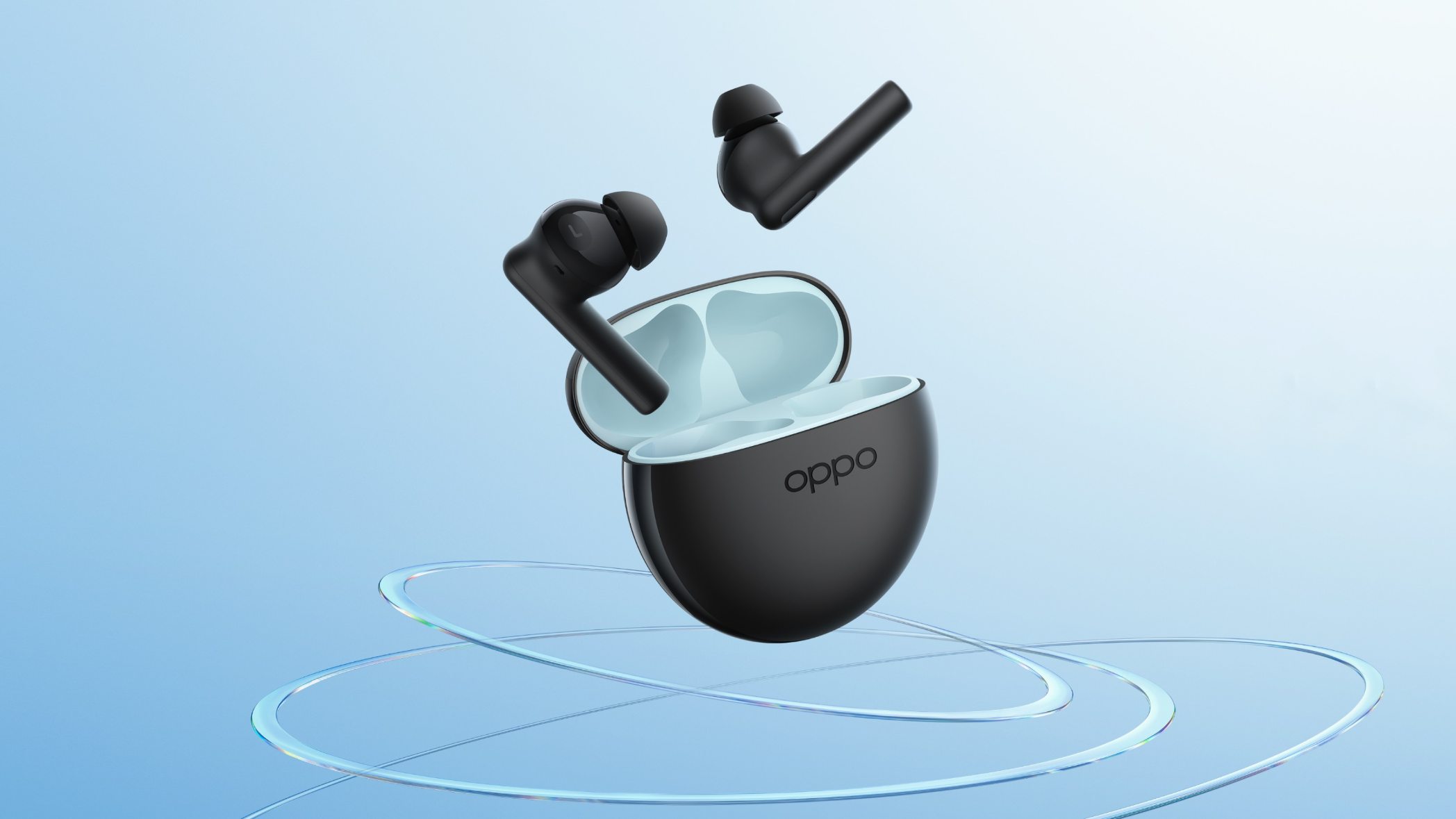 Oppo Enco X, In-Ear Wireless Headphones, Intelligence Touch, iOS/Android  Black