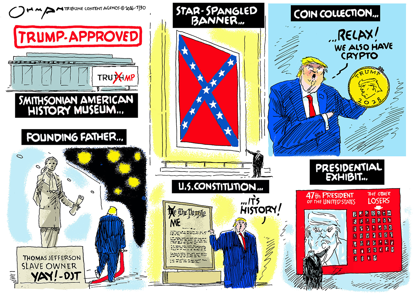 Political cartoon