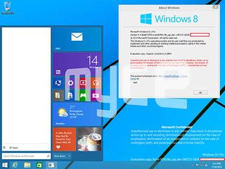 Windows 9 Start menu shown in leaked build