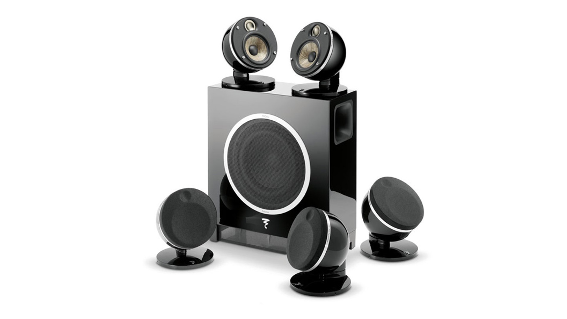 the focal dome flax 5.1 channel speaker system in black