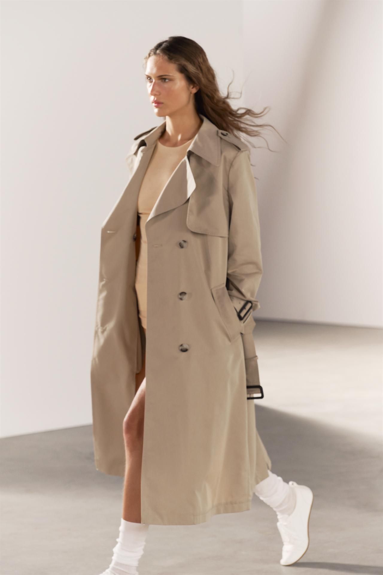 Trench Coat With Belt