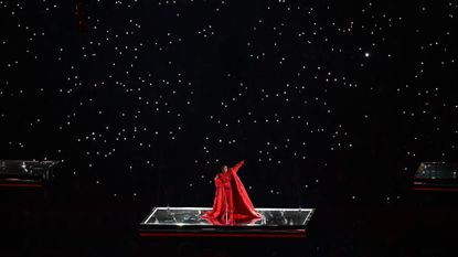 Rihanna’s Super Bowl halftime show stage design