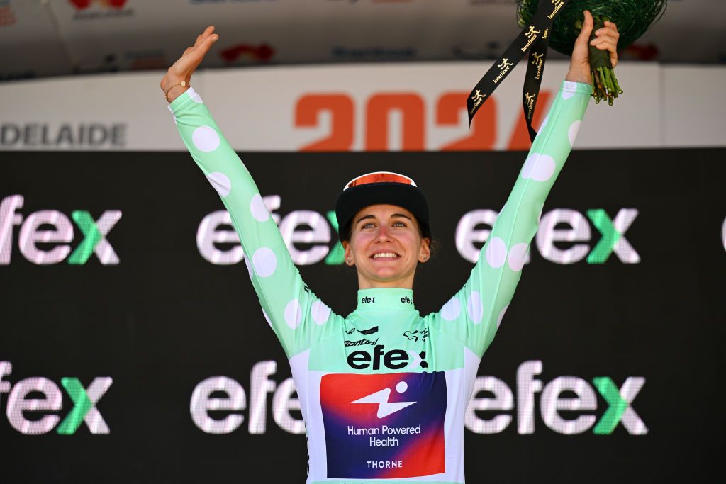 Katia Ragusa (Human Powered Health) took top points and claimed the first QOM jersey