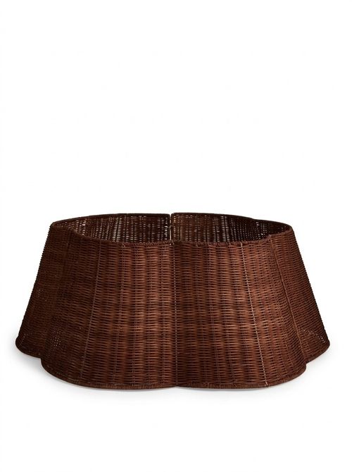 Scallop Rattan Tree Skirt 24inch