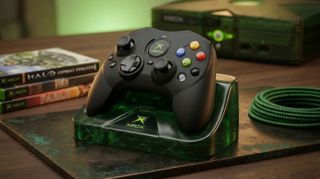 AI-generated image of the Hyperkin DuchesS controller for Xbox visualized.