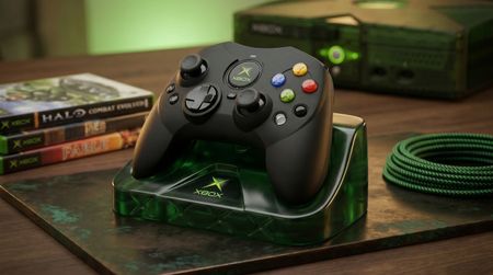 AI-generated image of the Hyperkin DuchesS controller for Xbox visualized.