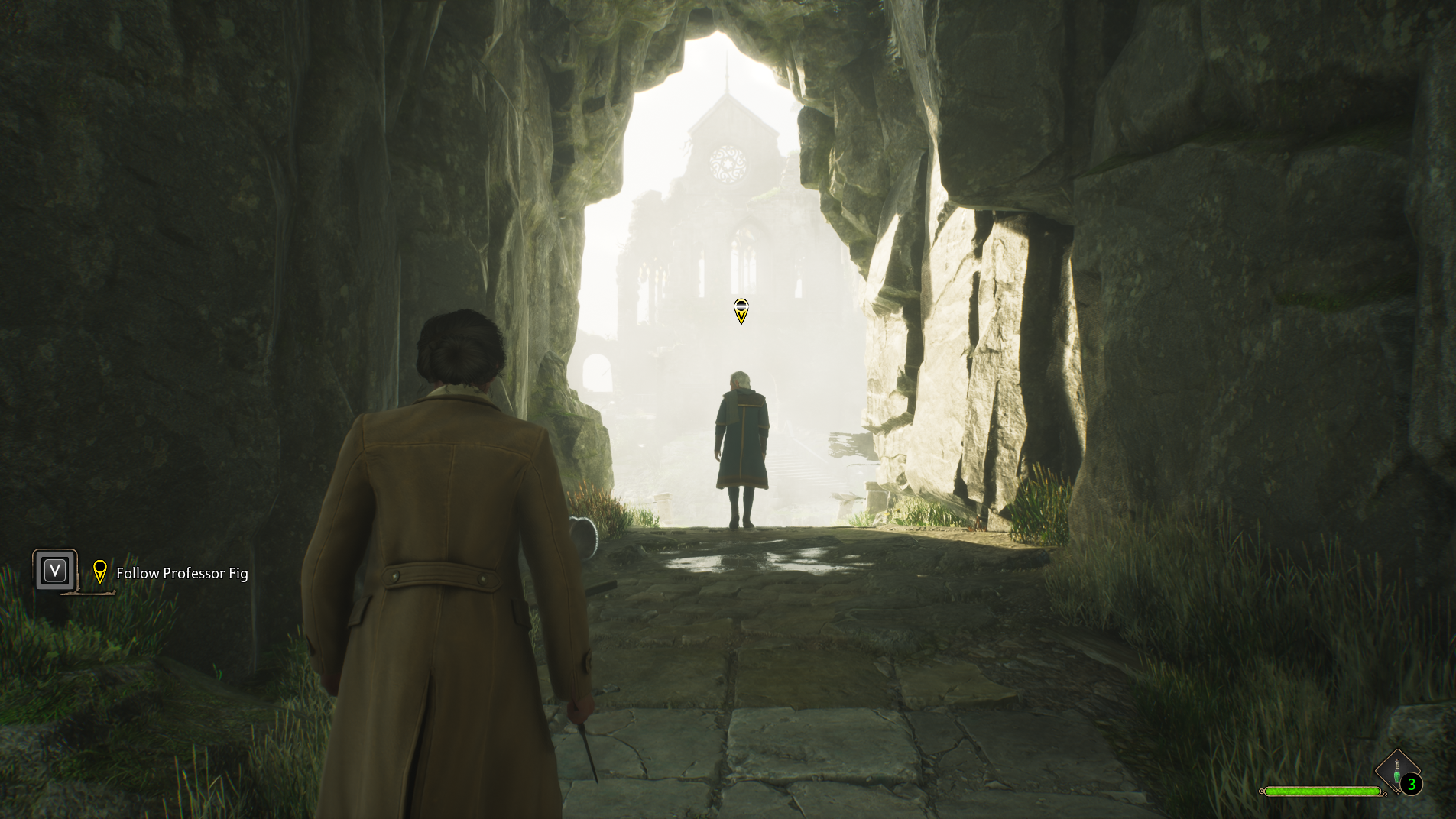A screenshot from Hogwarts Legacy
